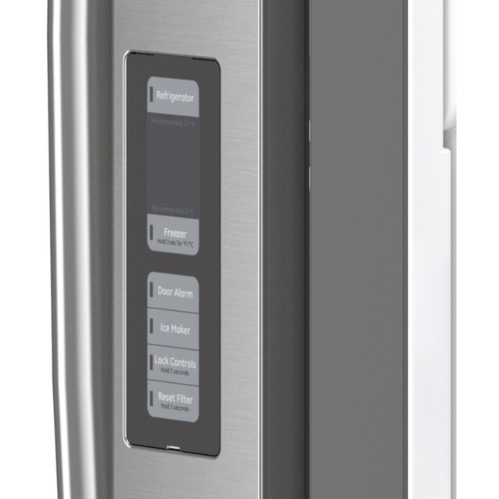 Internal Controls With Actual-Temperature Setting Display