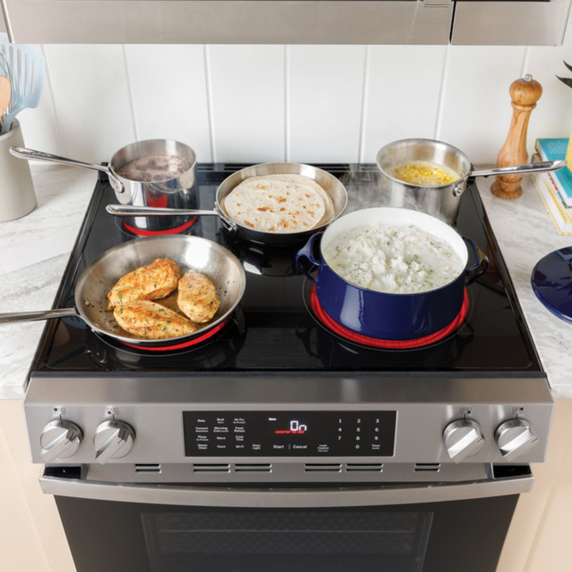 5 Burner Radiant Cooktop