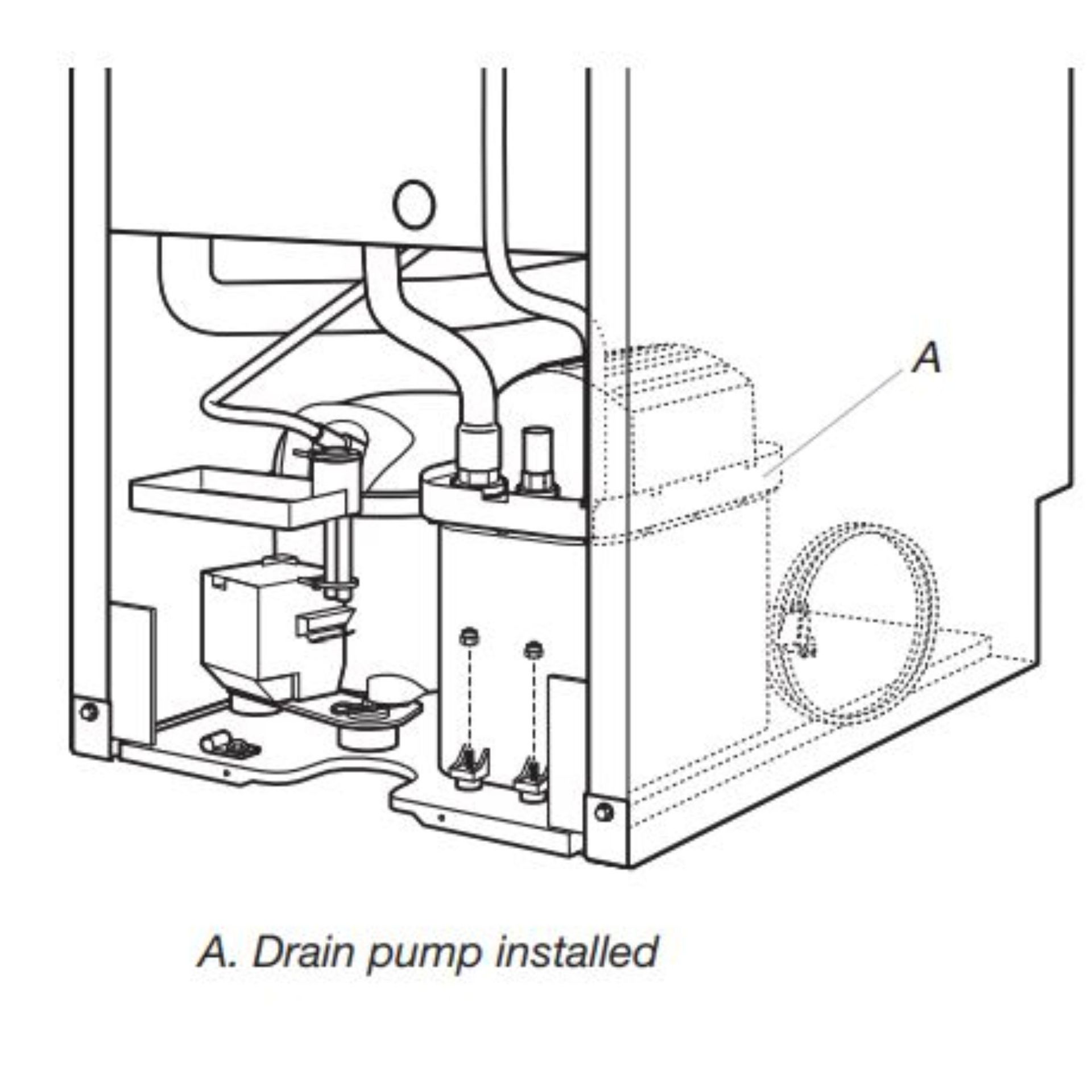 Built-In Drain Pump System