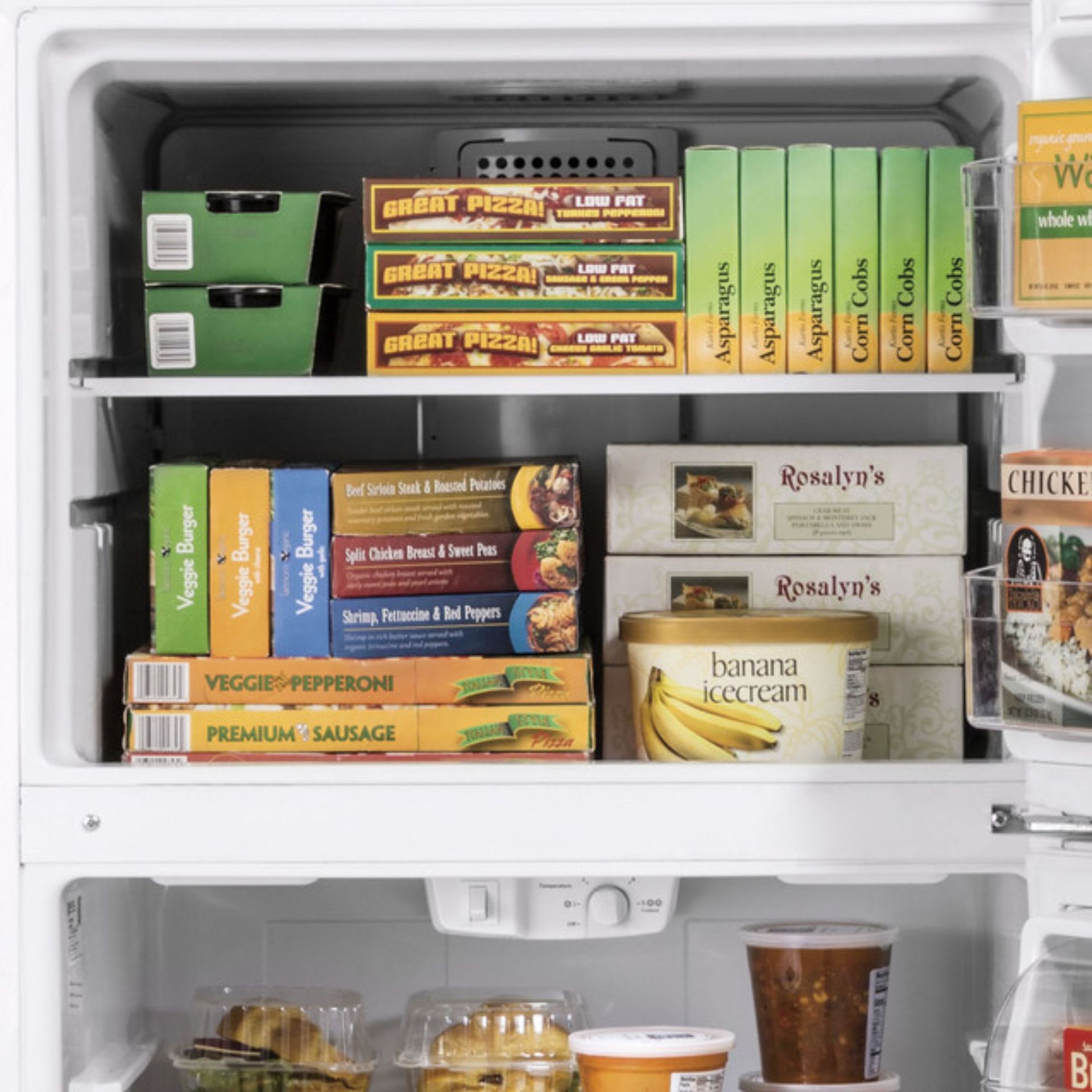 Adjustable Glass Freezer Shelf