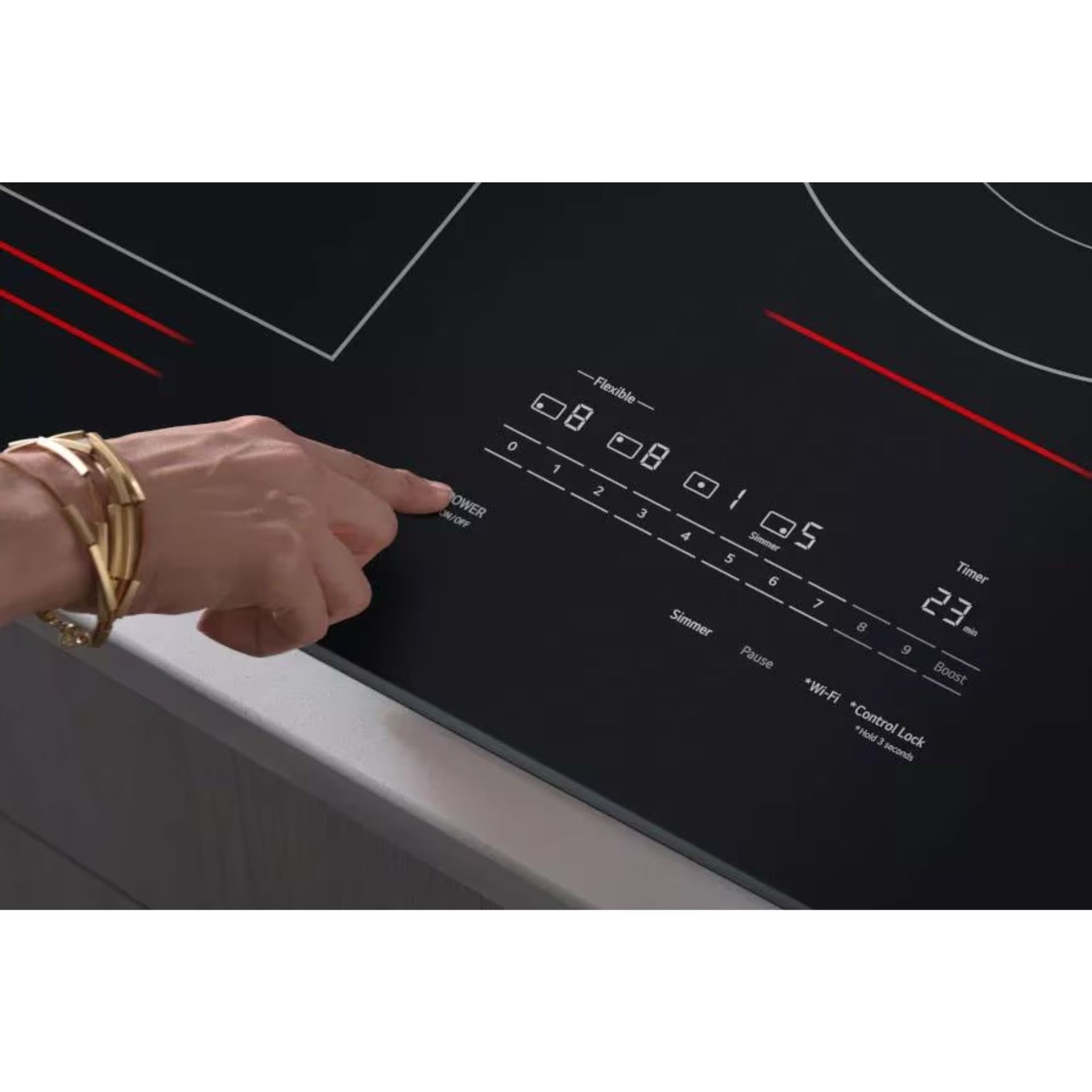 Backlit SmoothTouch® Glass Controls