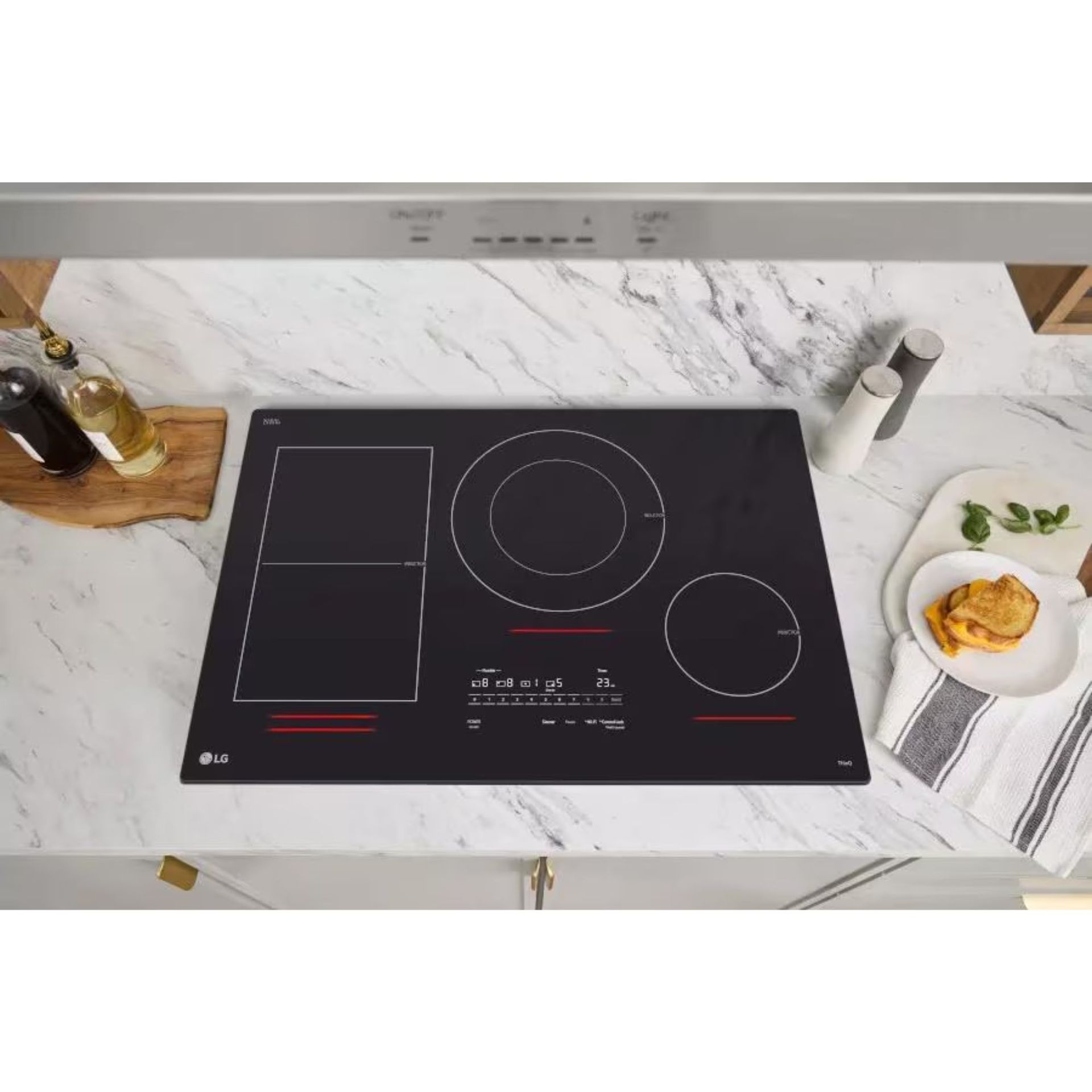 Cooktop LED Bars for Convenient Monitoring
