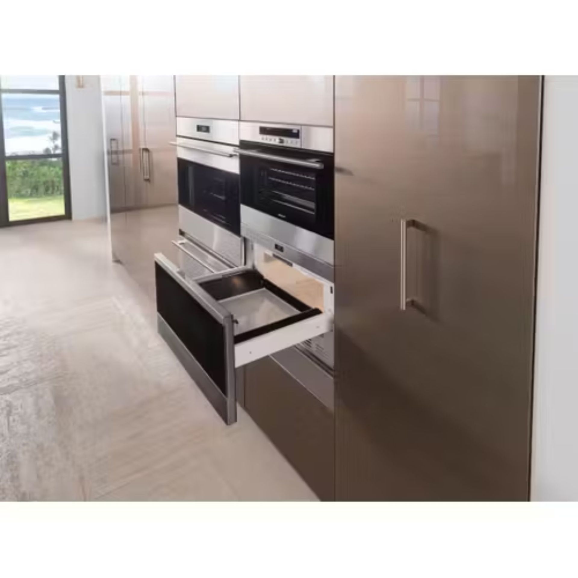 Top Access Drawer with Mirror Finish Door