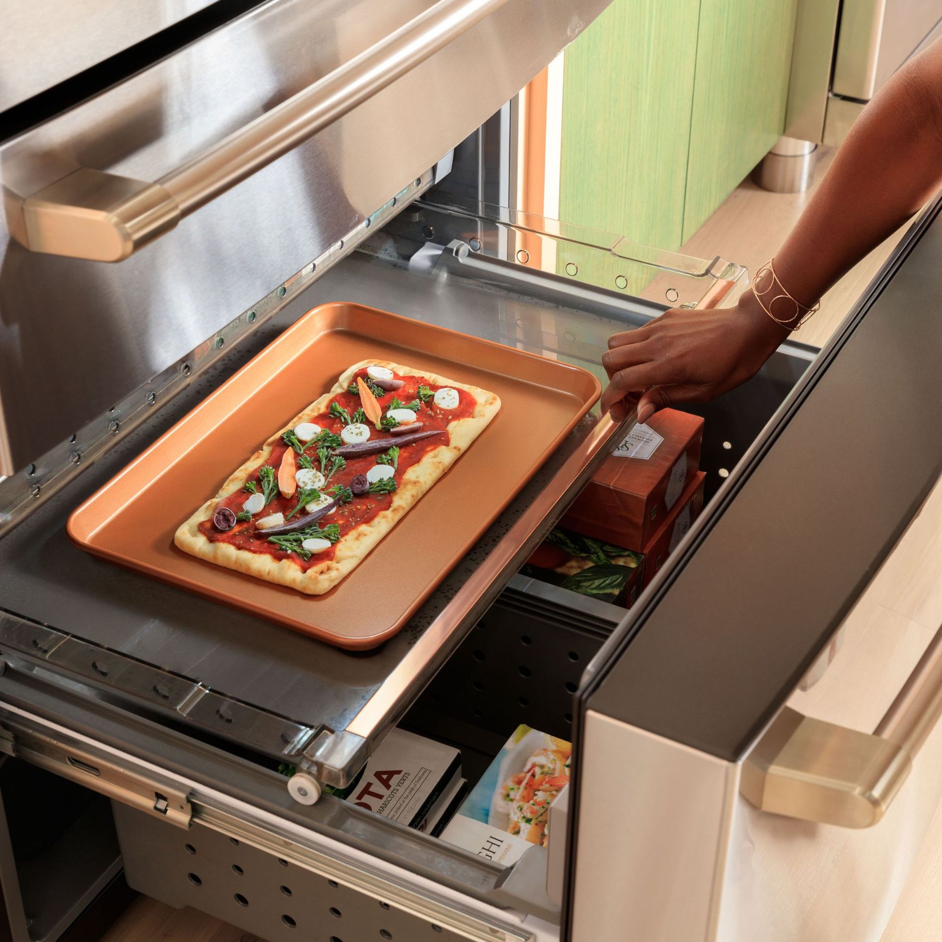 Flatbread Freezer Compartment