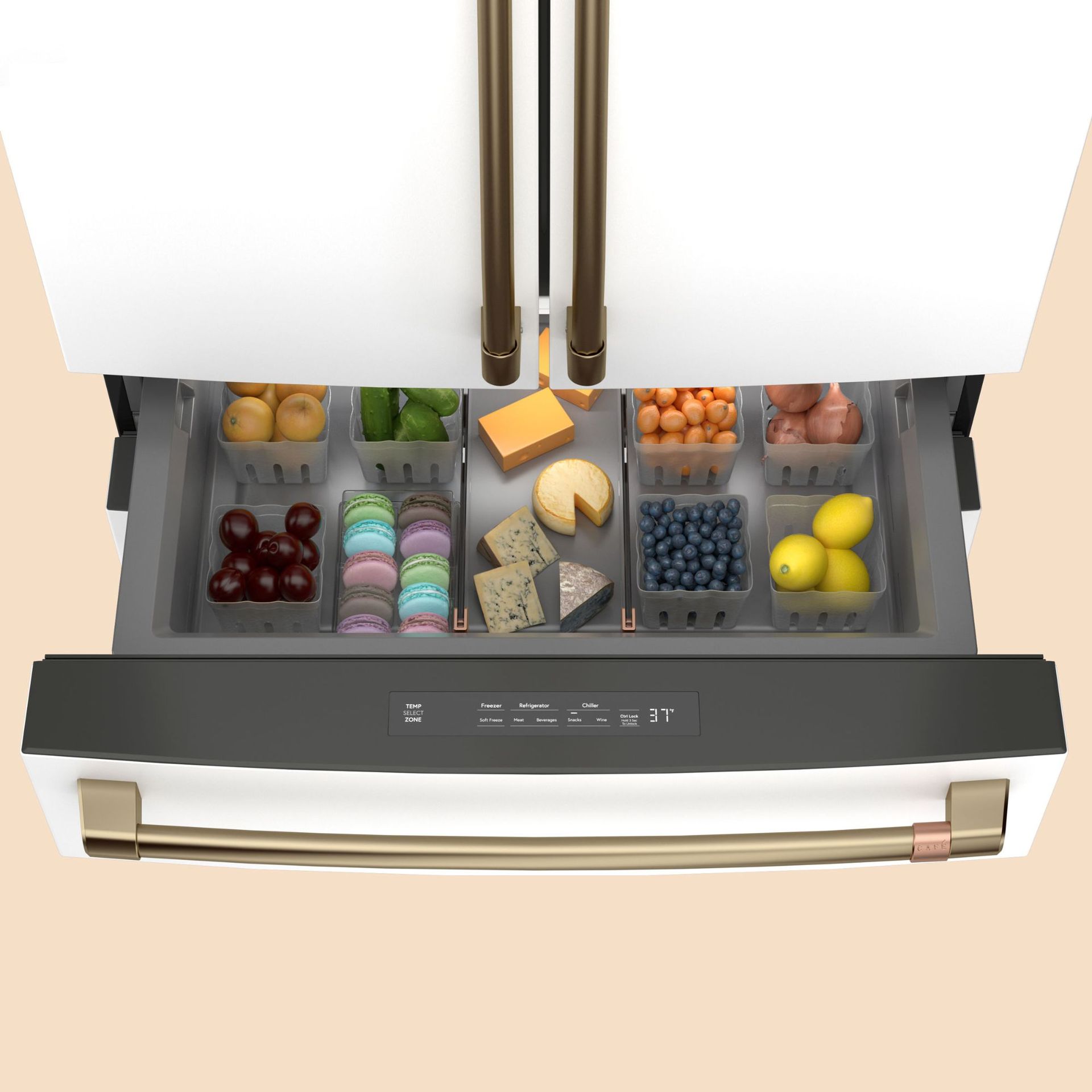 Glass Dividers In Convertible Drawer