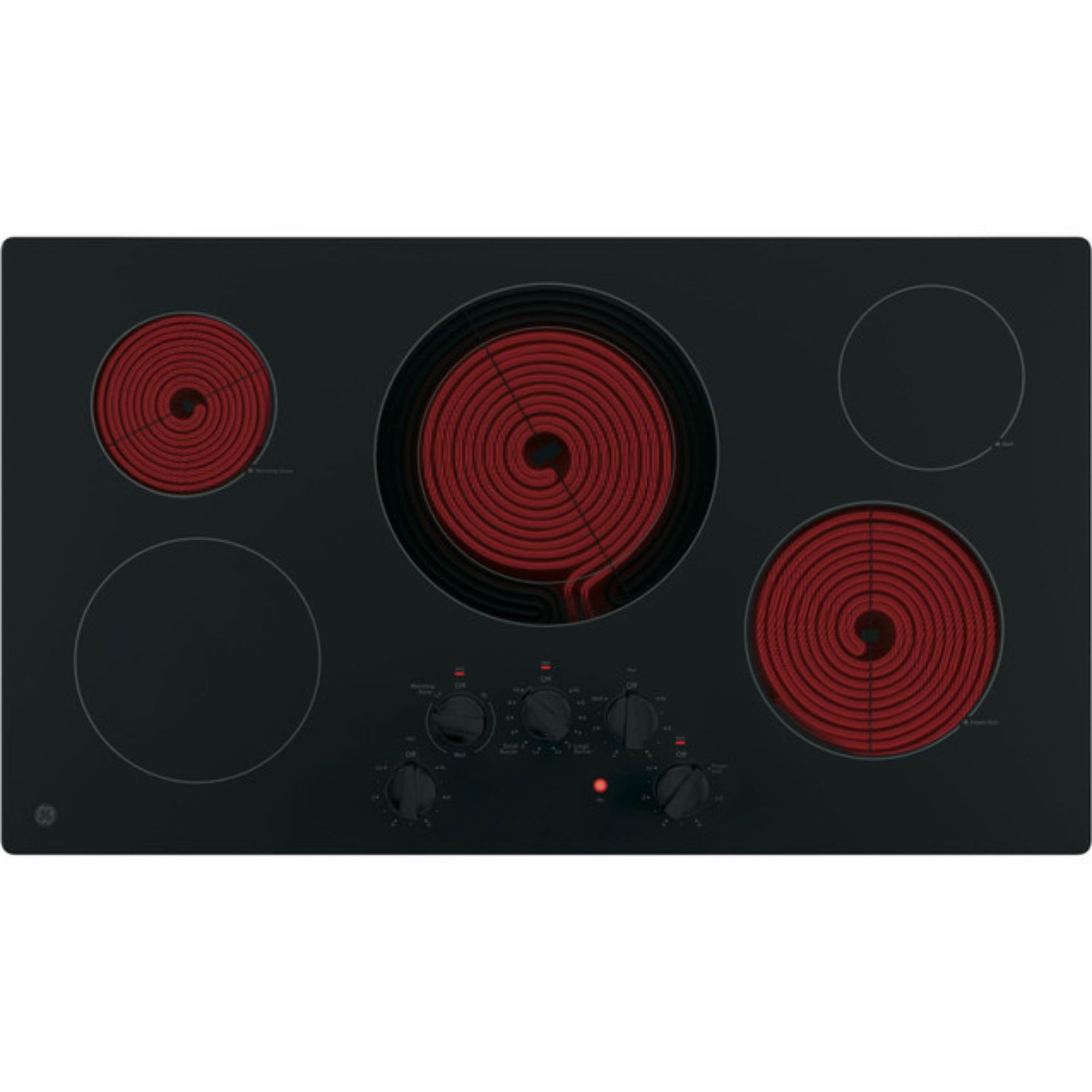 Five Radiant Cooking Elements