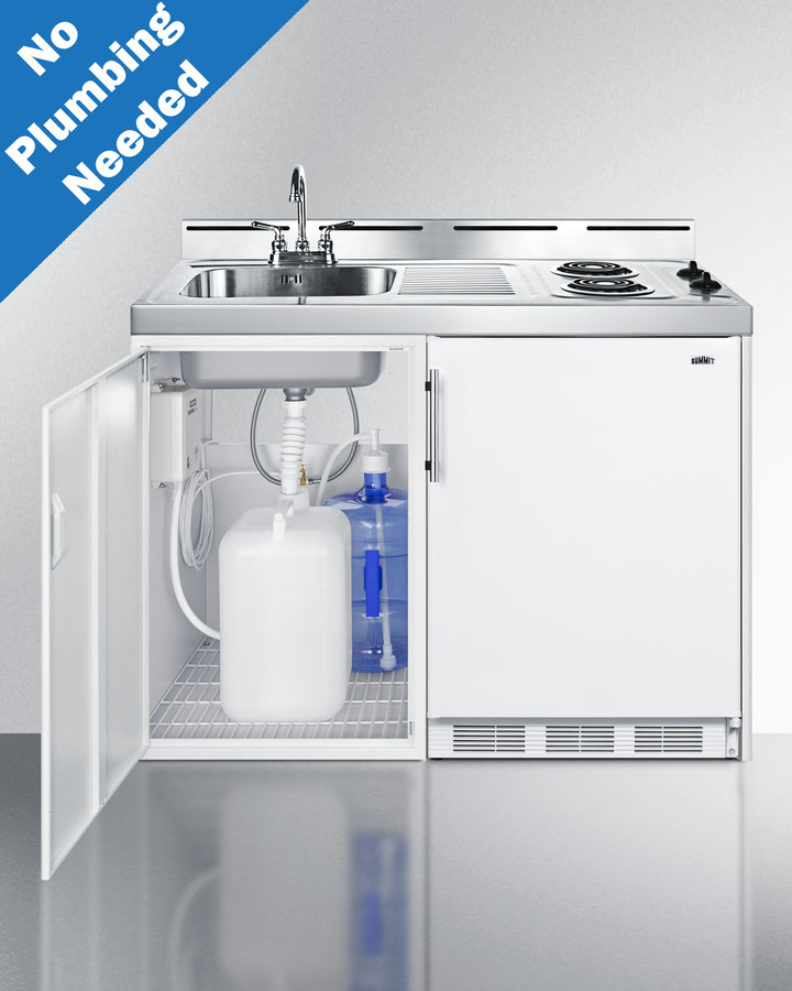 No Plumbing Required