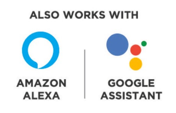 Works with Amazon Alexa & Google Home