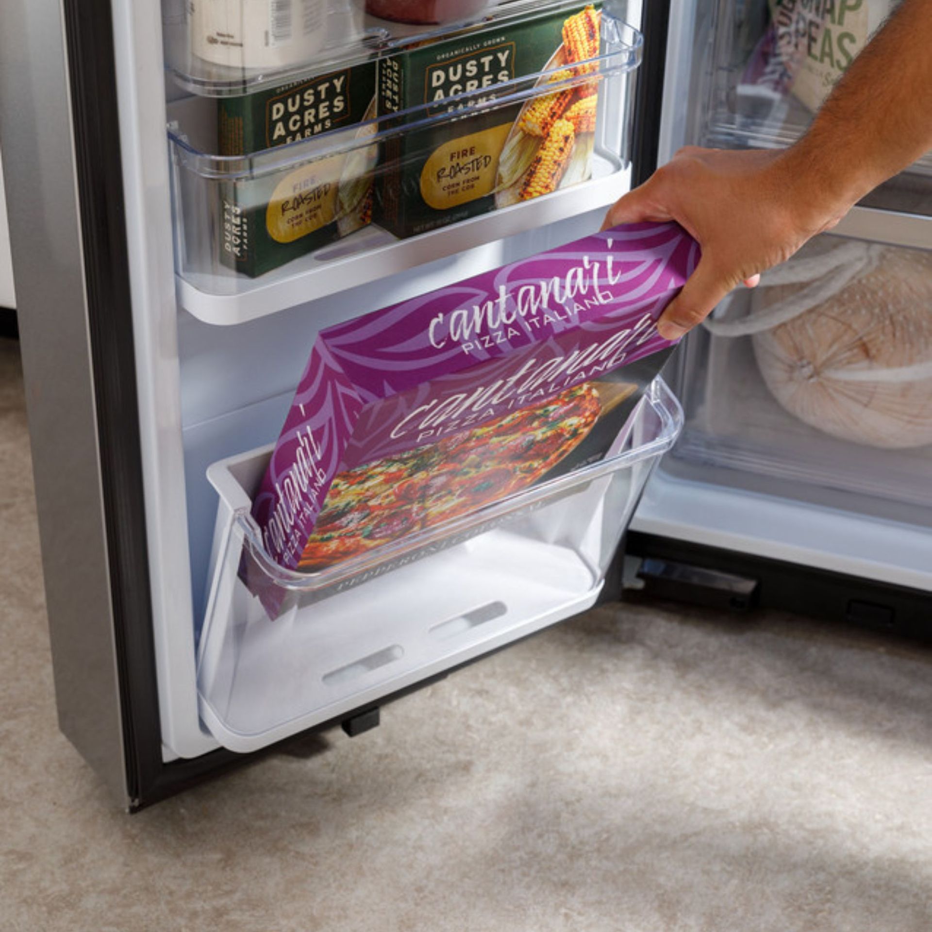 Convenient Freezer Organization