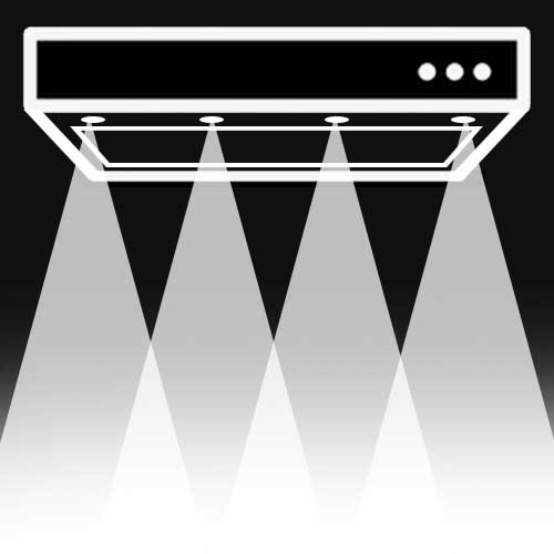 4 LED Lights