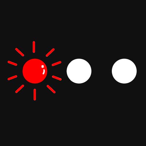 Light Indicator for Charcoal Filter Replacement