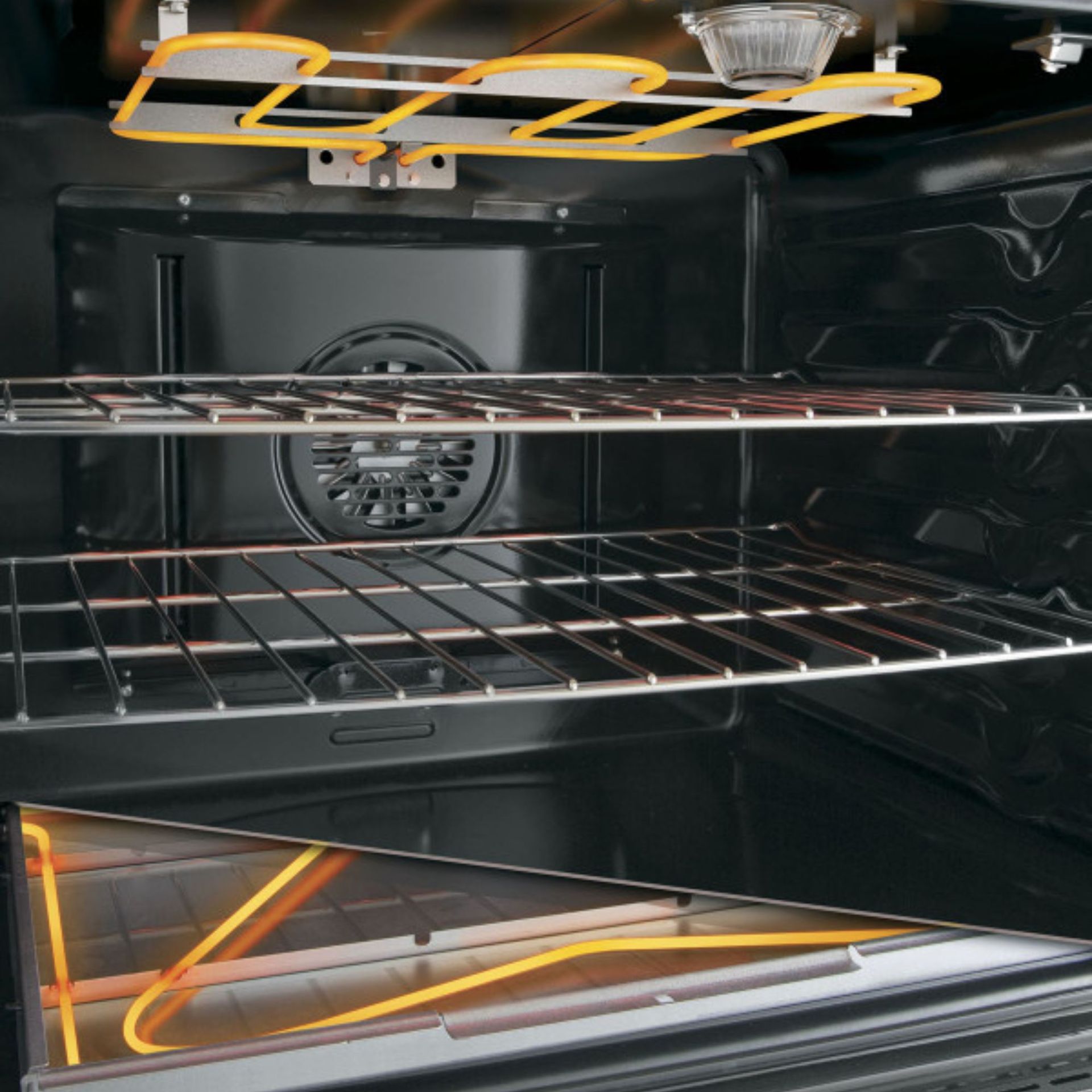 Hidden Bake Oven Interior