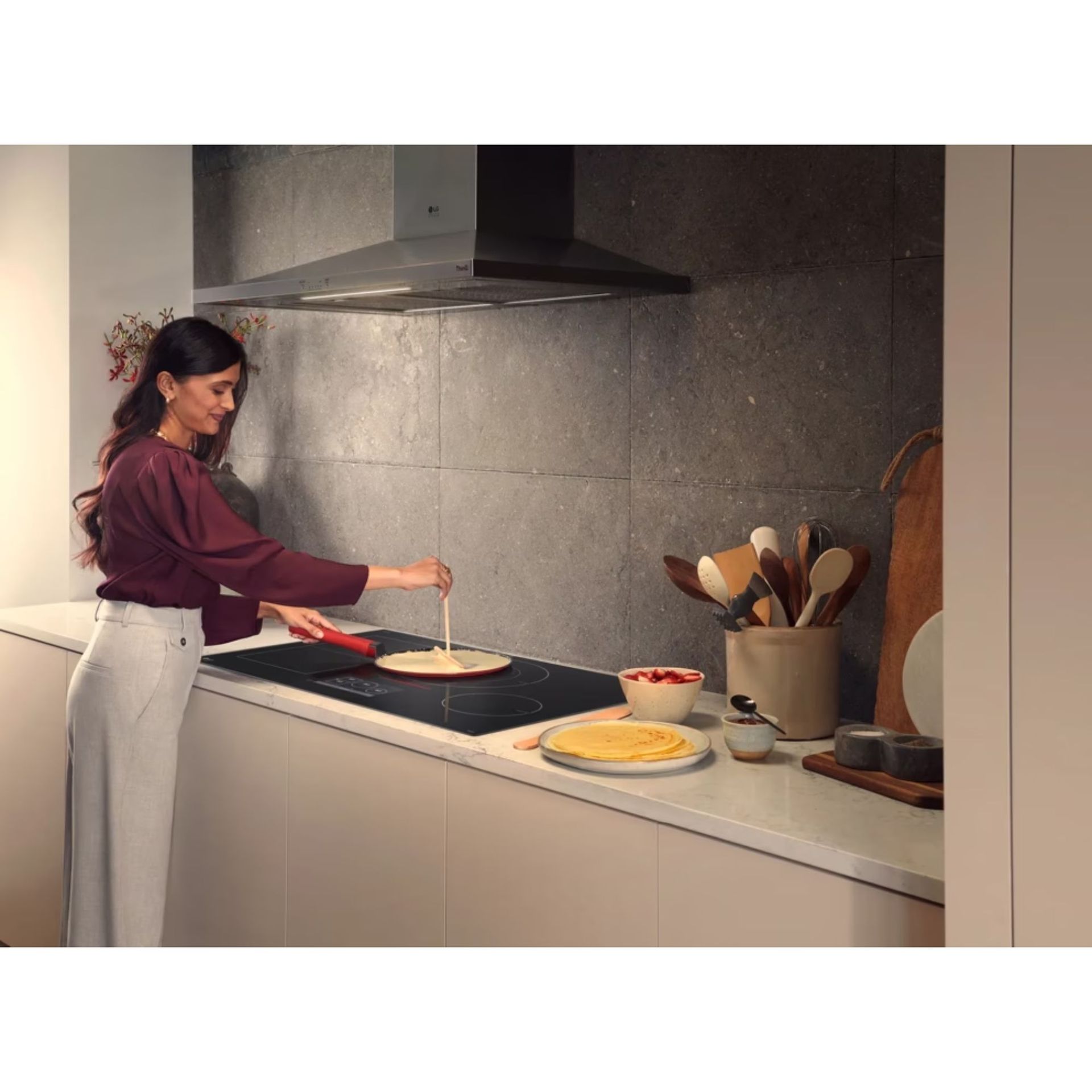 A Beautiful, Cooler Cooktop