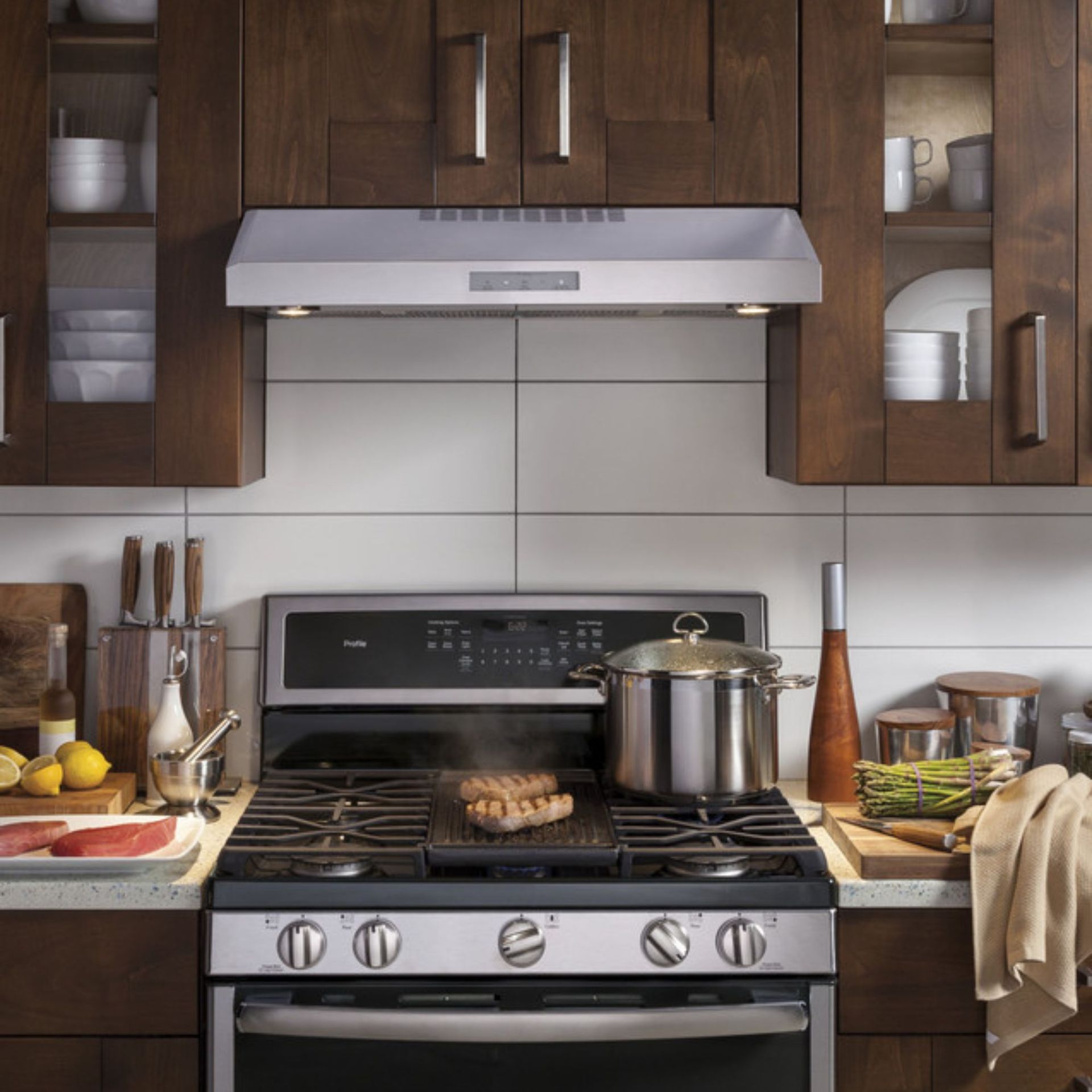 Four-Speed With Boost, 390-Cfm Range Hood Blower Venting System