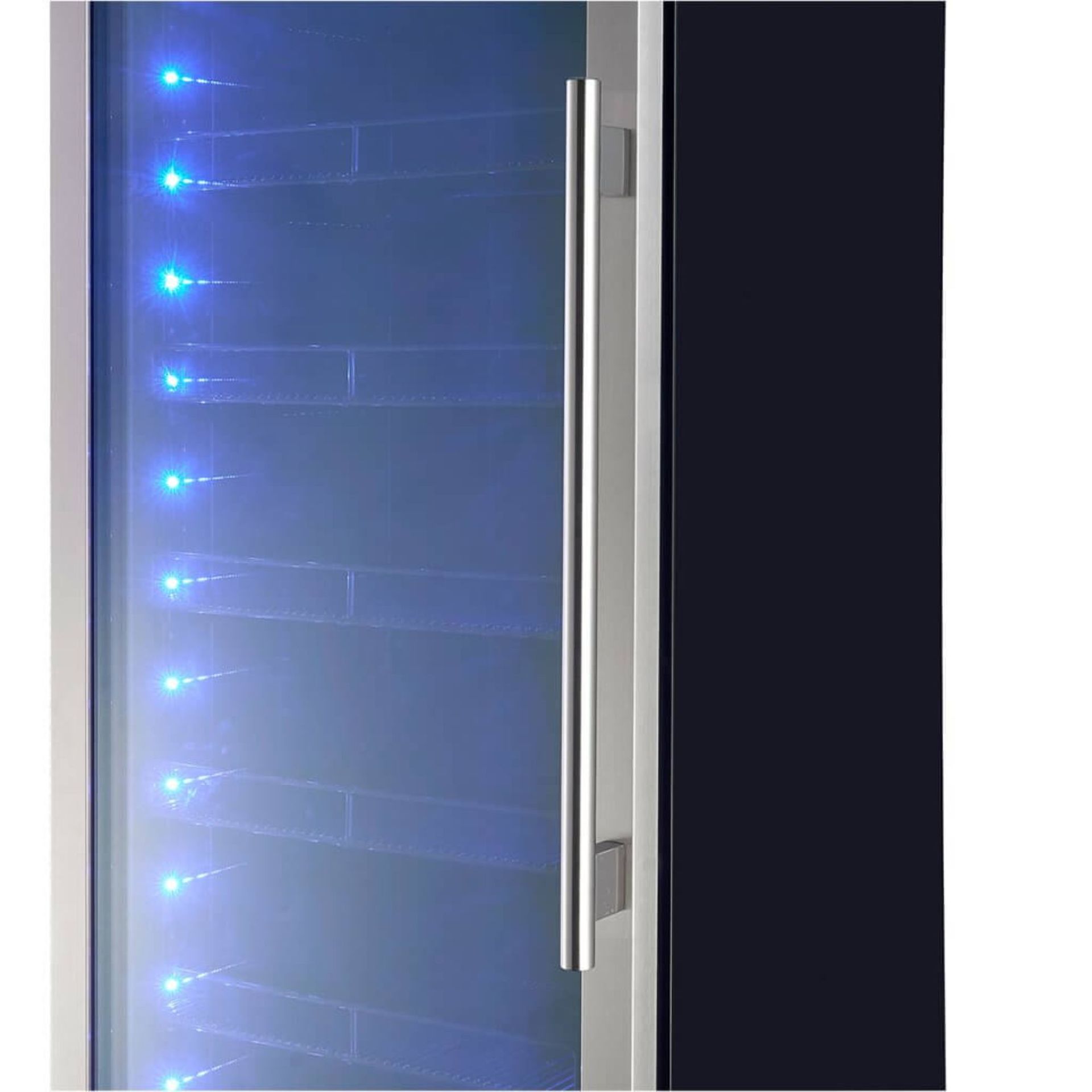 Blue Vertical LED Lighting