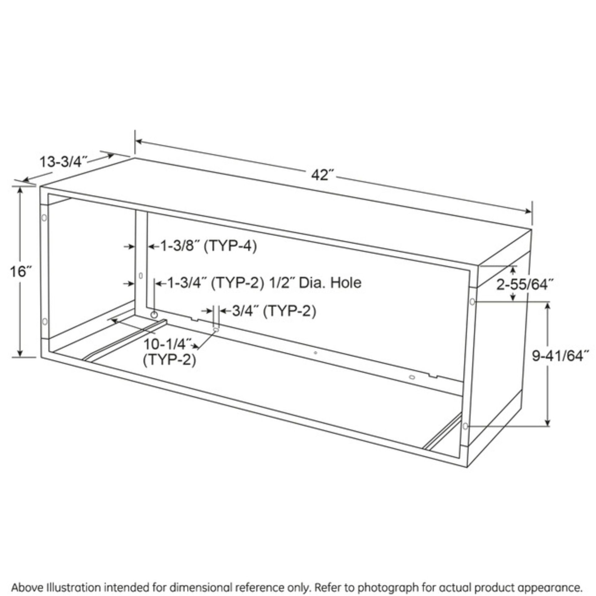 Standard 42 X 16 X 13.75-In Wall Sleeve
