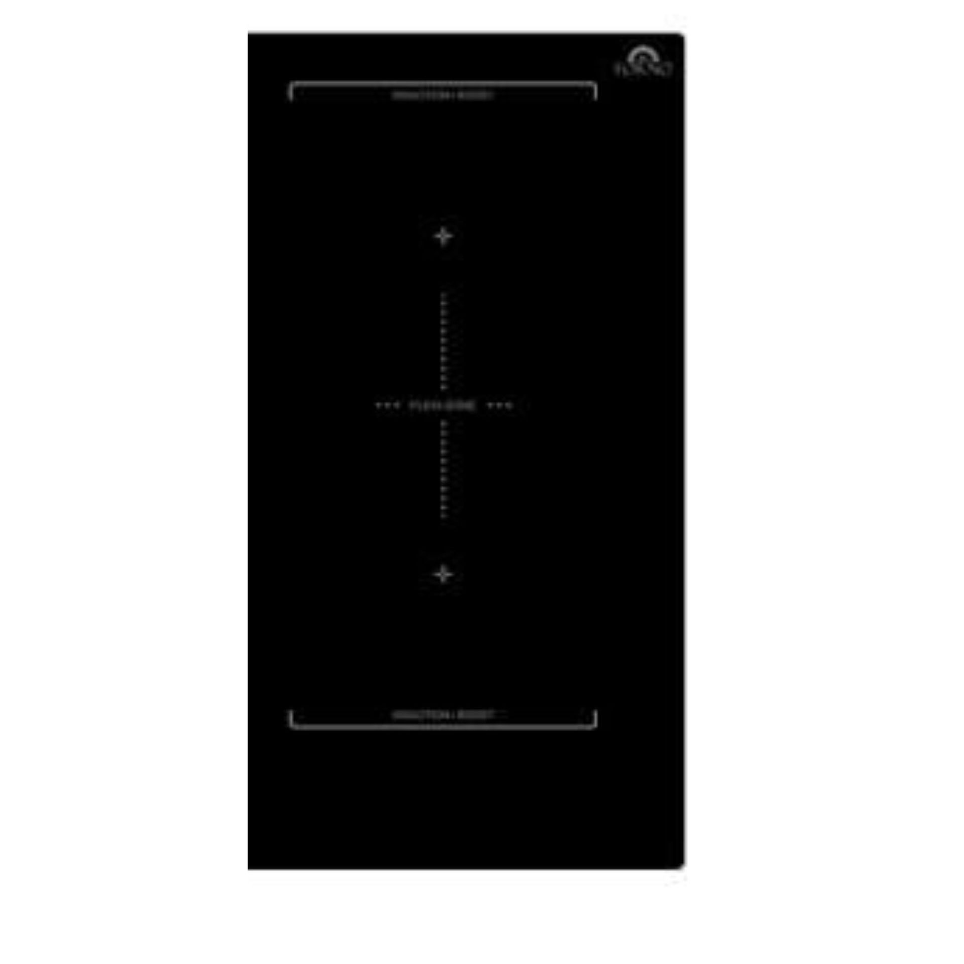 With its 2 flex-zones, this cooktop can transform two zones into one