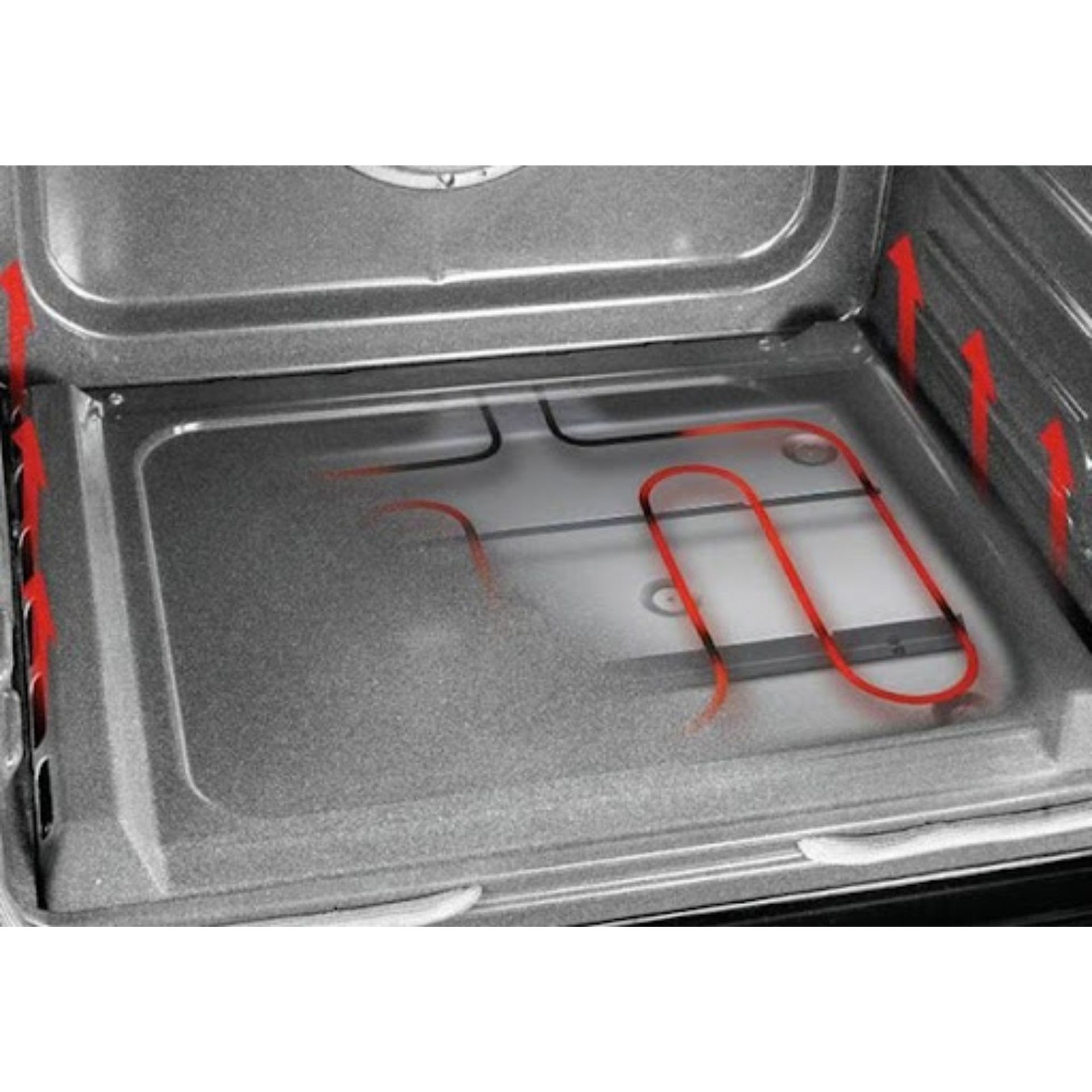 Hidden bake element