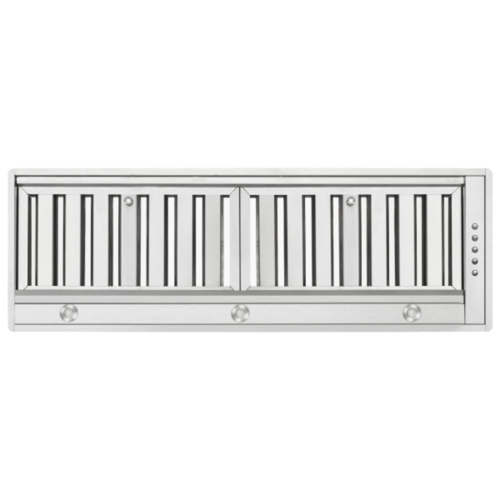 Features a stainless steel finish