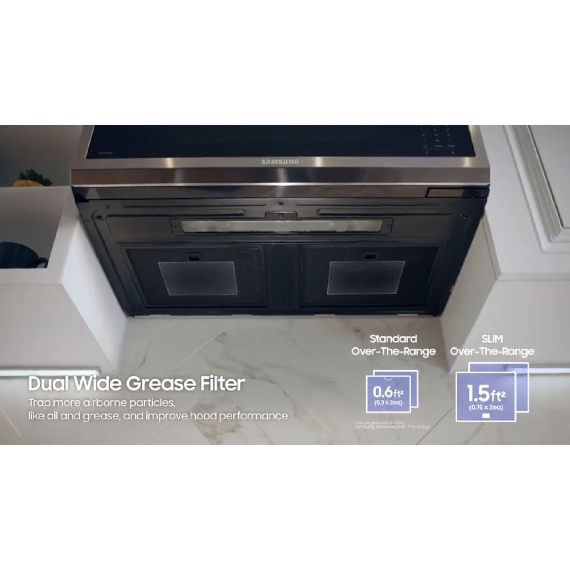 Dual Wide Grease Filter