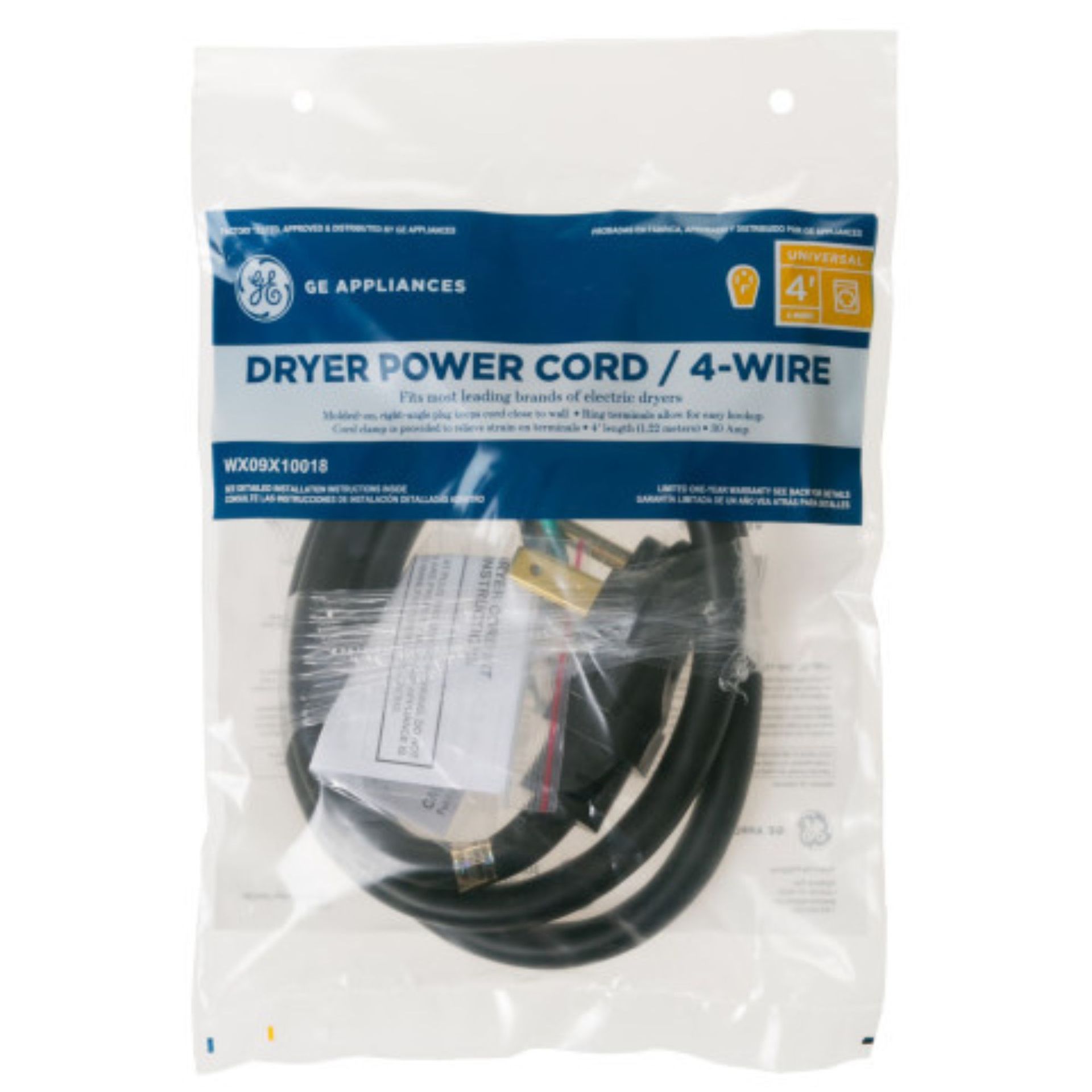Works With Most Dryers With A 4-Prong Outlet Box
