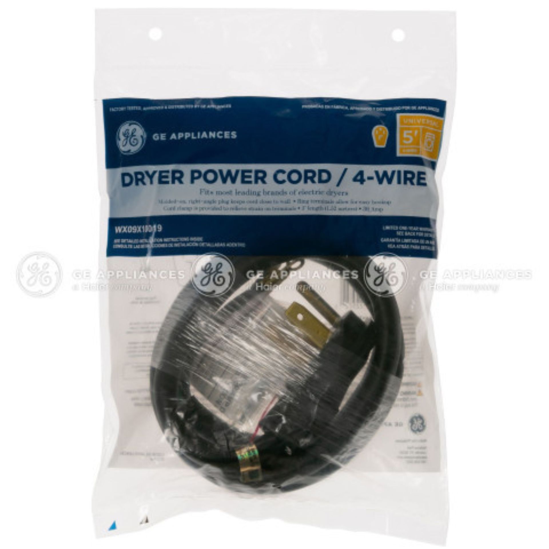 Simplify Installation Of Your Dryer With Cording That Meets The Precise Length And Wire Gauge Requirements