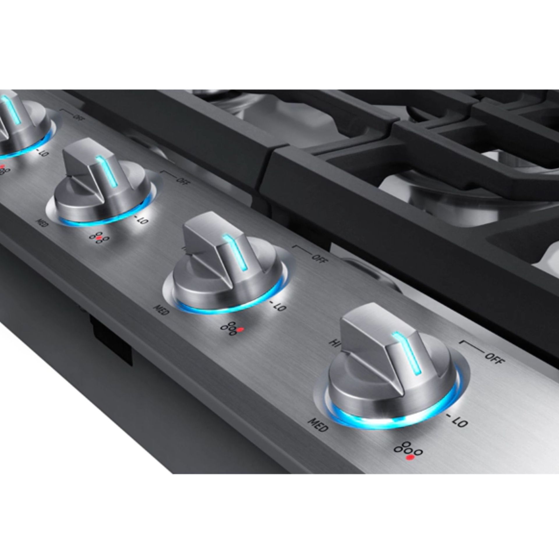 Blue LED Illuminated Knobs