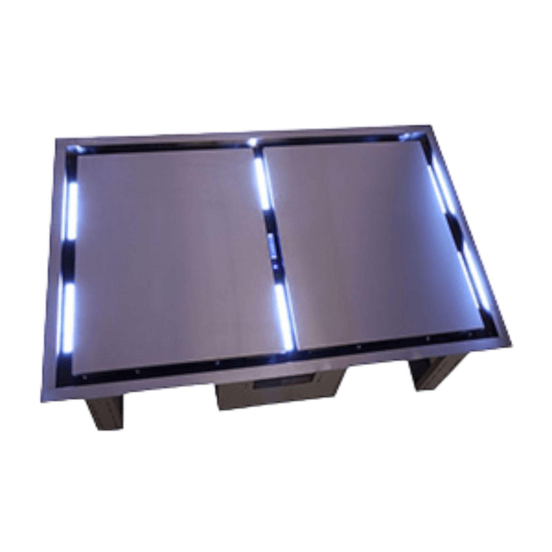 Brighten your cooking area with six LED lights