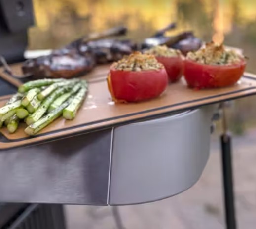 Extra-large prep & serve table
