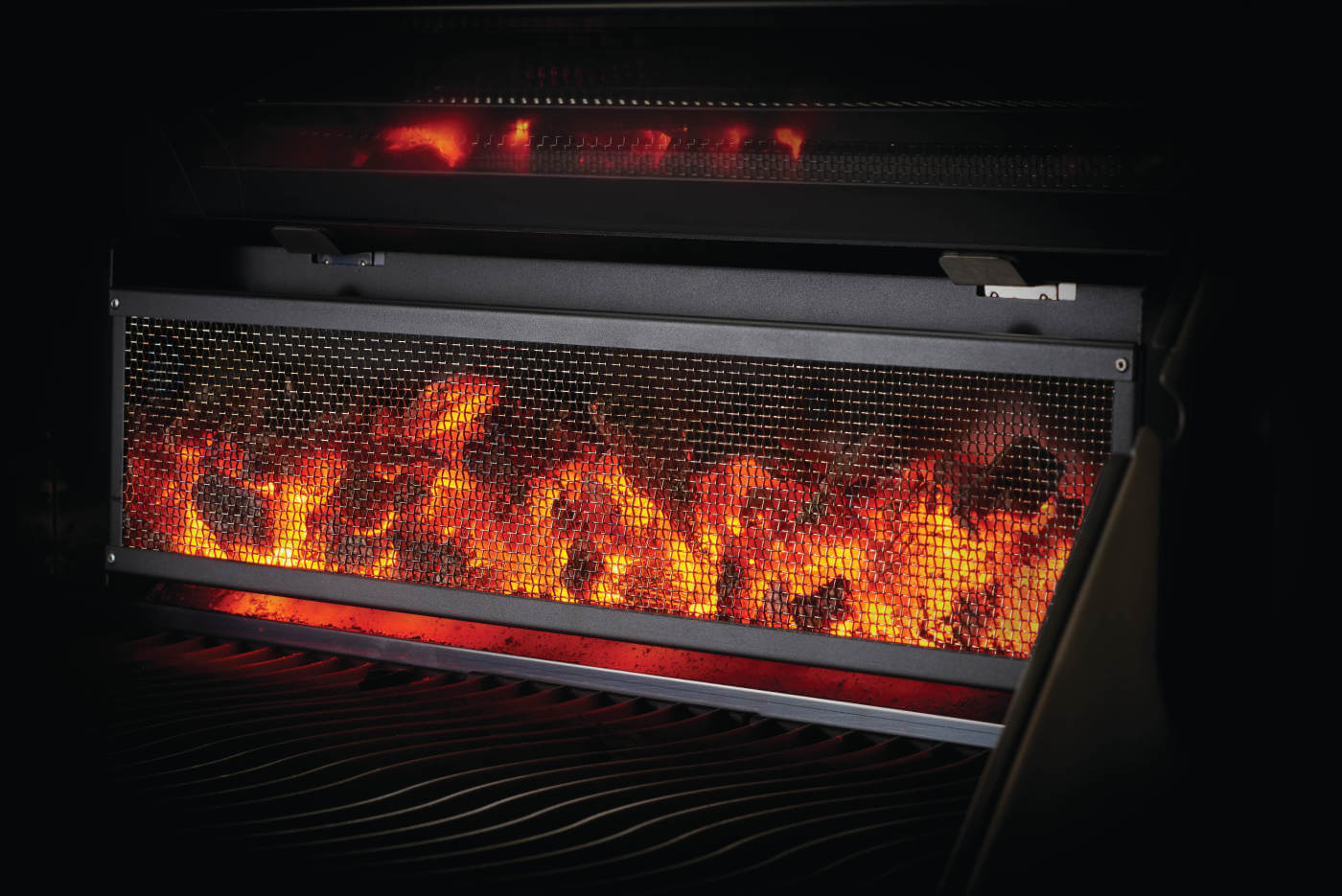 Rear Charcoal Rotisserie Burner