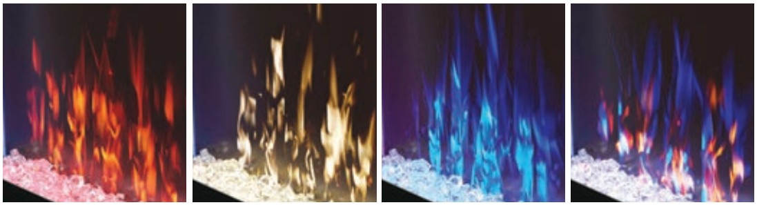 Four Flame Colors