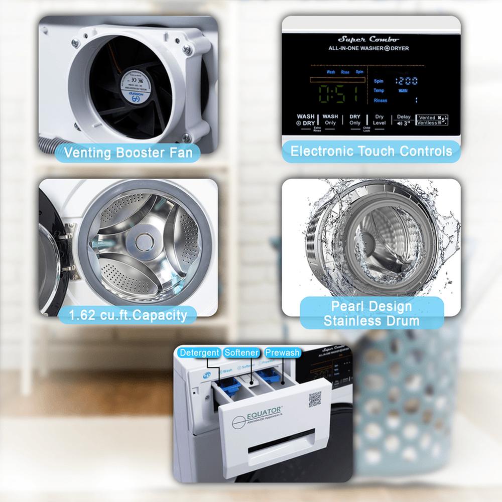 Washer and Dryer features