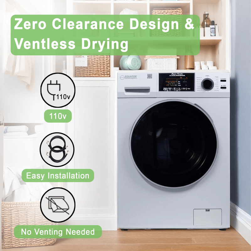 Zero Clearance Design & Ventless Drying