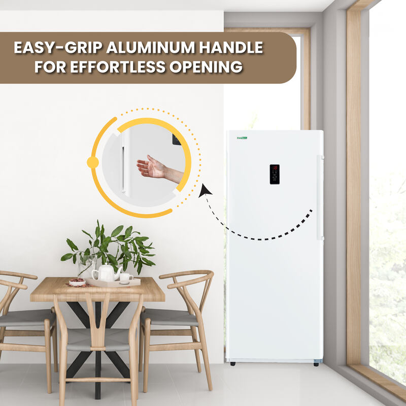 Easy-Grip Aluminum Handle For Effortless Opening