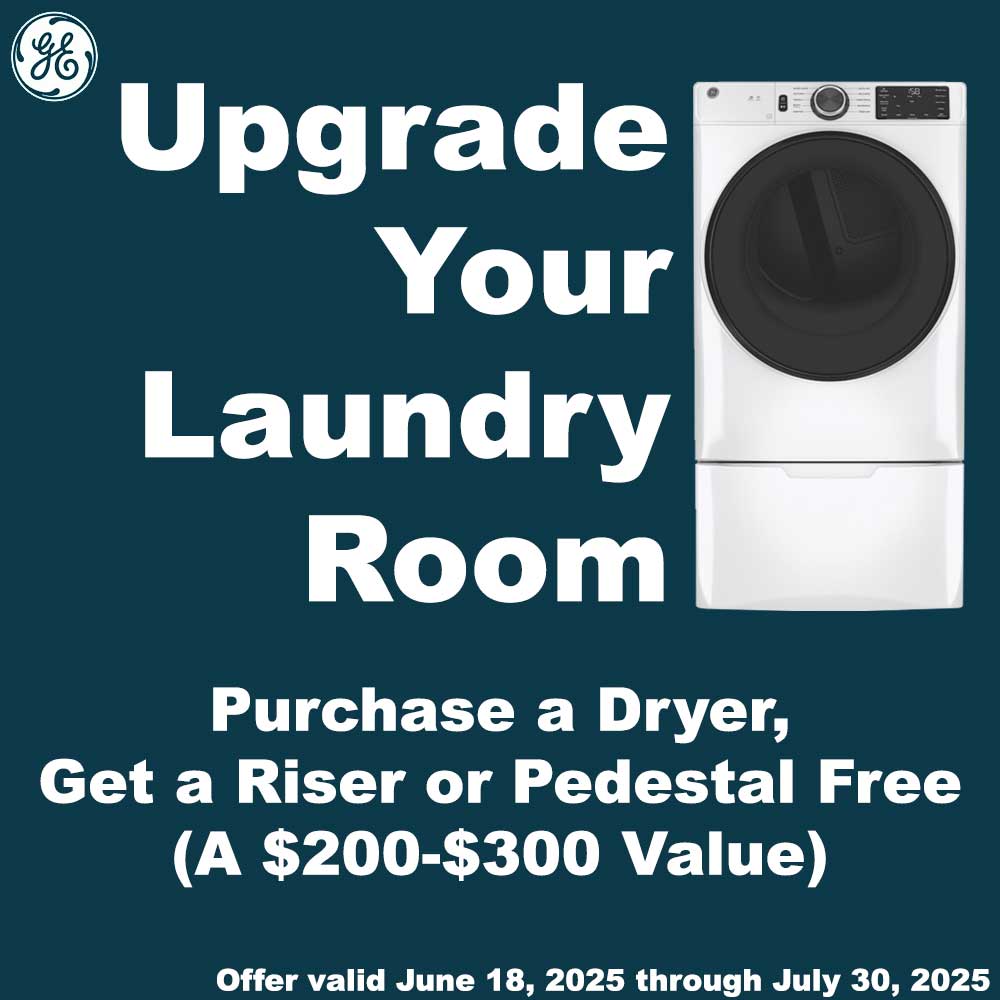 GE Upgrade Your Laundry Room Black