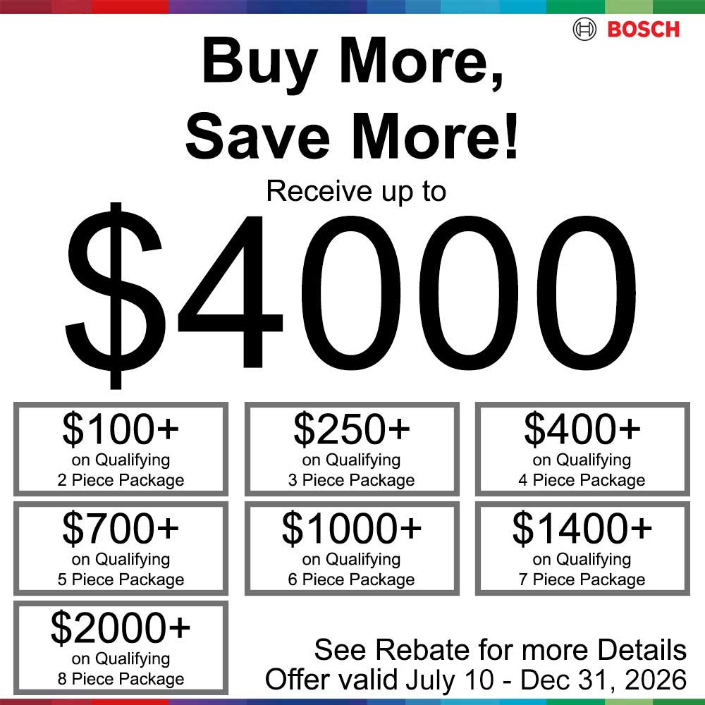 Bosch: Kitchen Sales Event - Save up to $4000