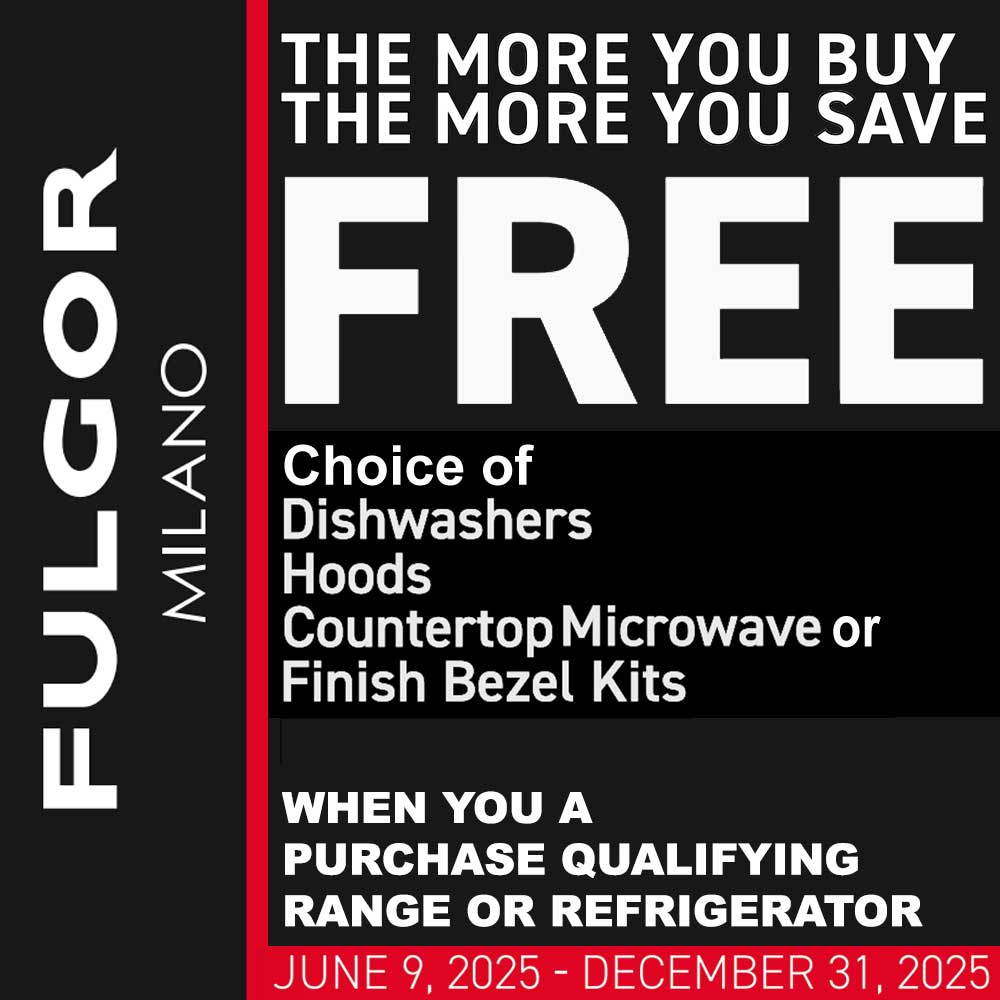 Fulgor Milano The More You Buy The More You Save - Eligible 30" Cooking with Product $2500+