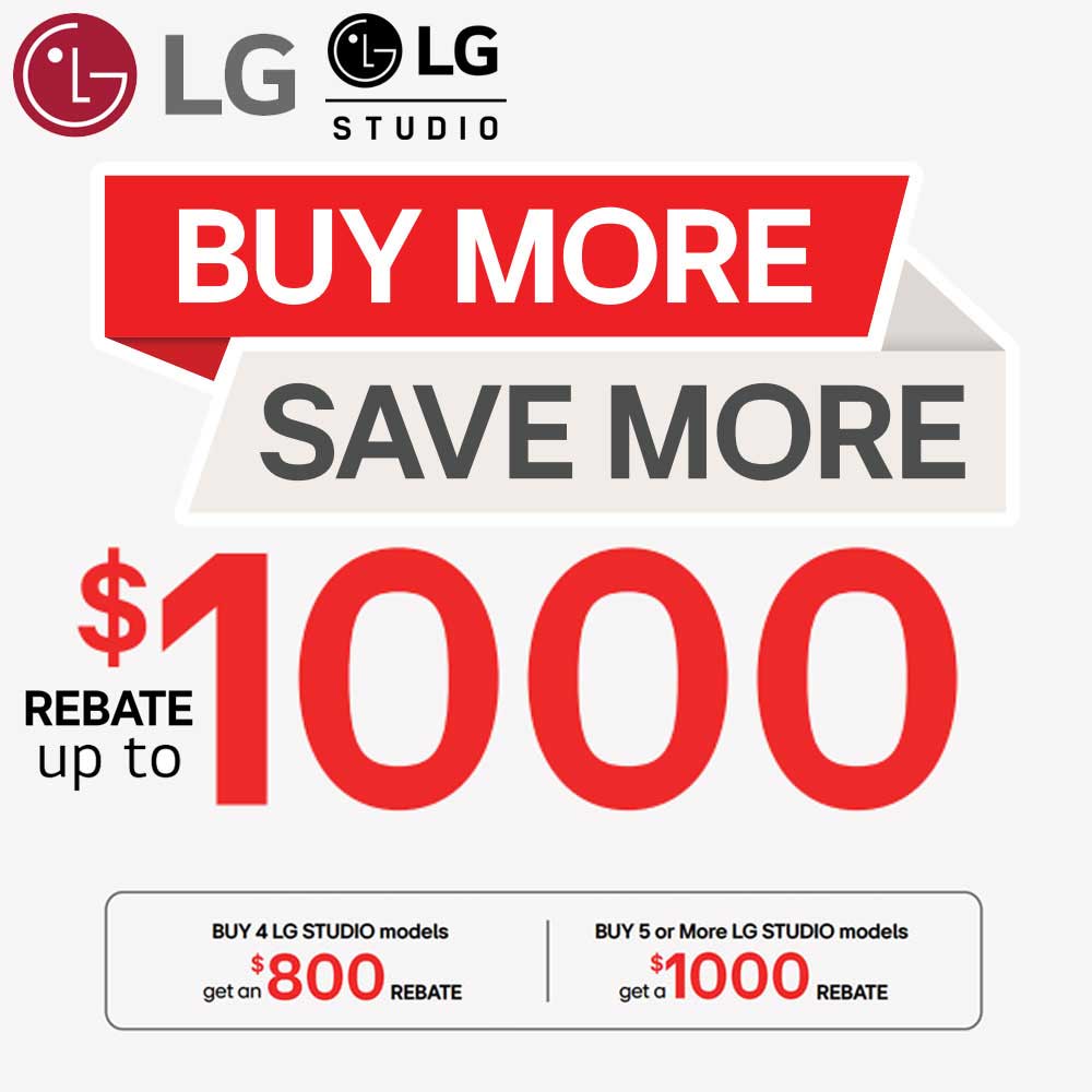LG Studio Buy More Save More August 2025