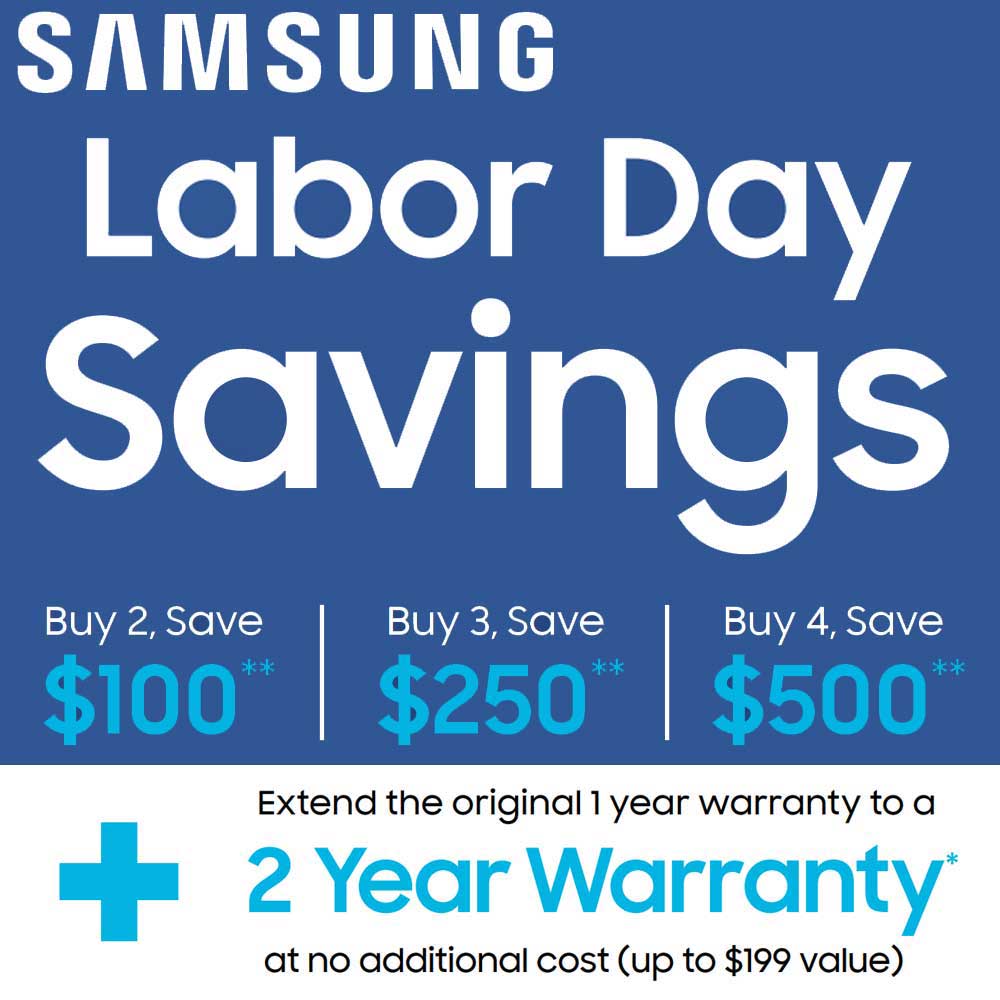 Samsung Labor Day Instant Rebate Save up to $600 August 2025