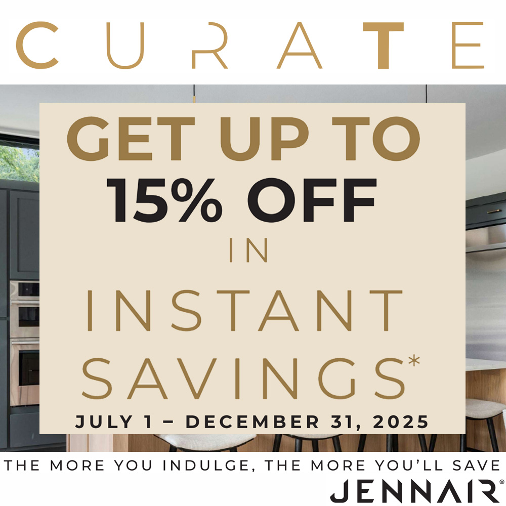 JennAir Instant Rebate - Save up to 15%