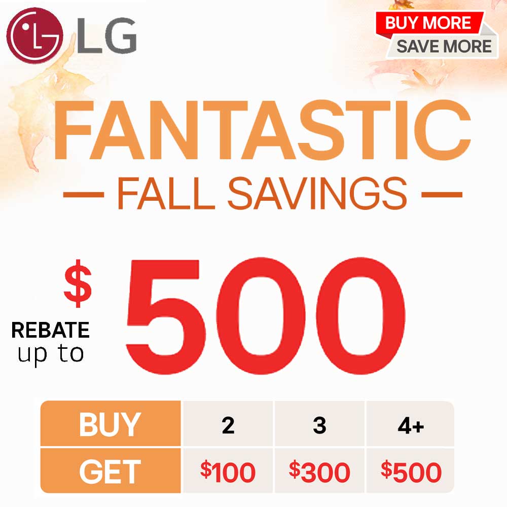 LG Buy More Save More Fall Savings October 2025