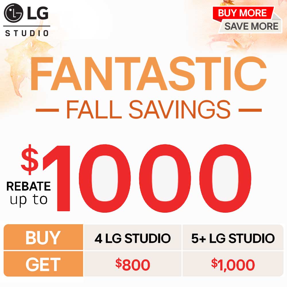 LG Studio Buy More Save More Fall Savings October 2025