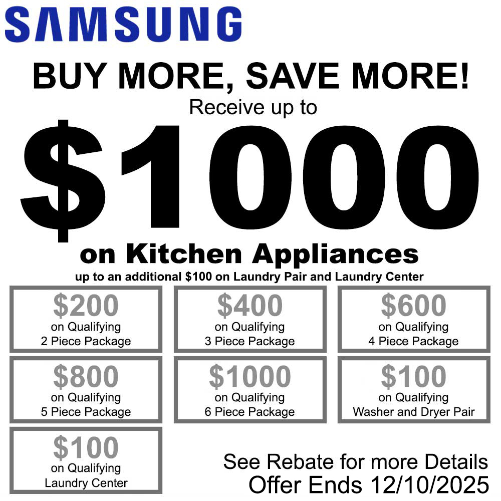 Samsung NECO Buy More Save More - Up to $1000 November 2025