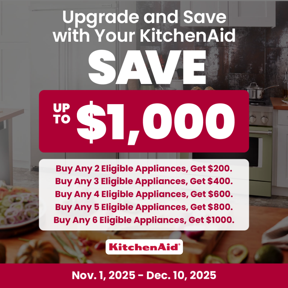 KitchenAid NECO Buy More Save More - Up to $1000 November 2025