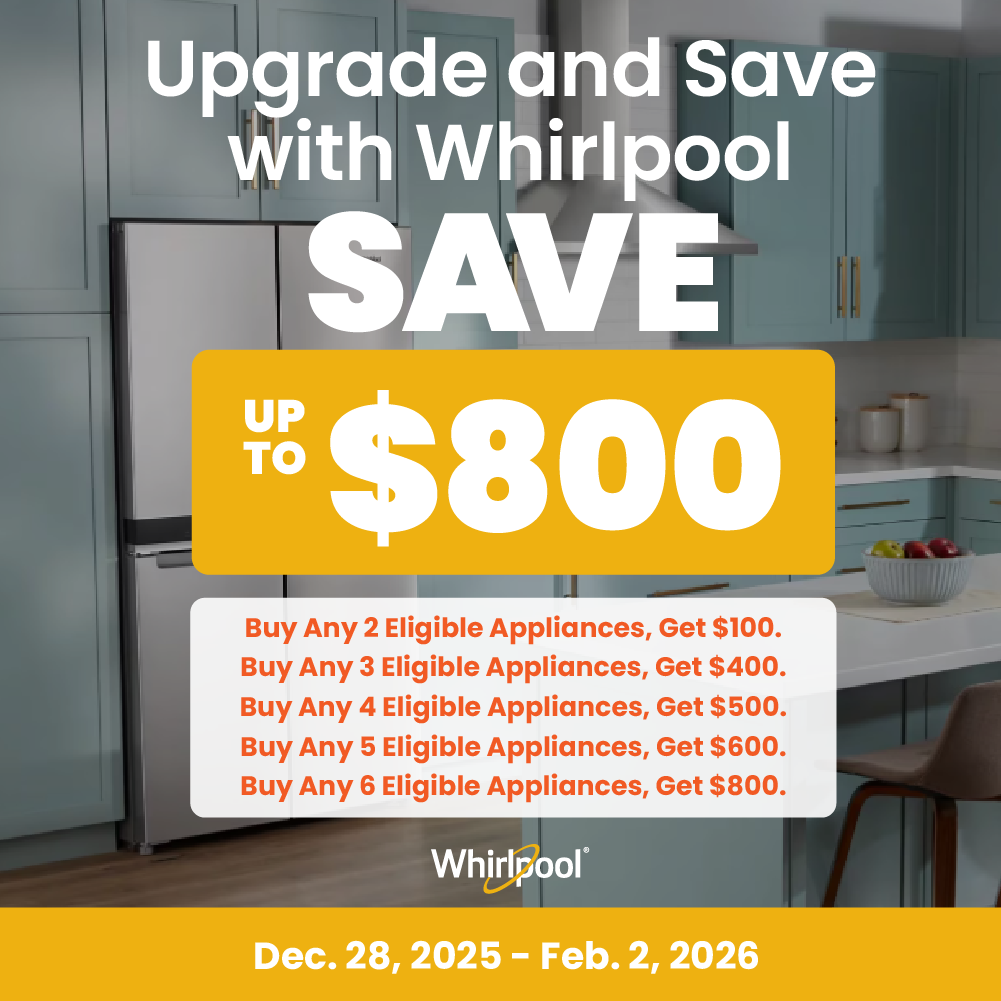 Whirlpool NECO Buy More Save More - Up to $800 December 2025
