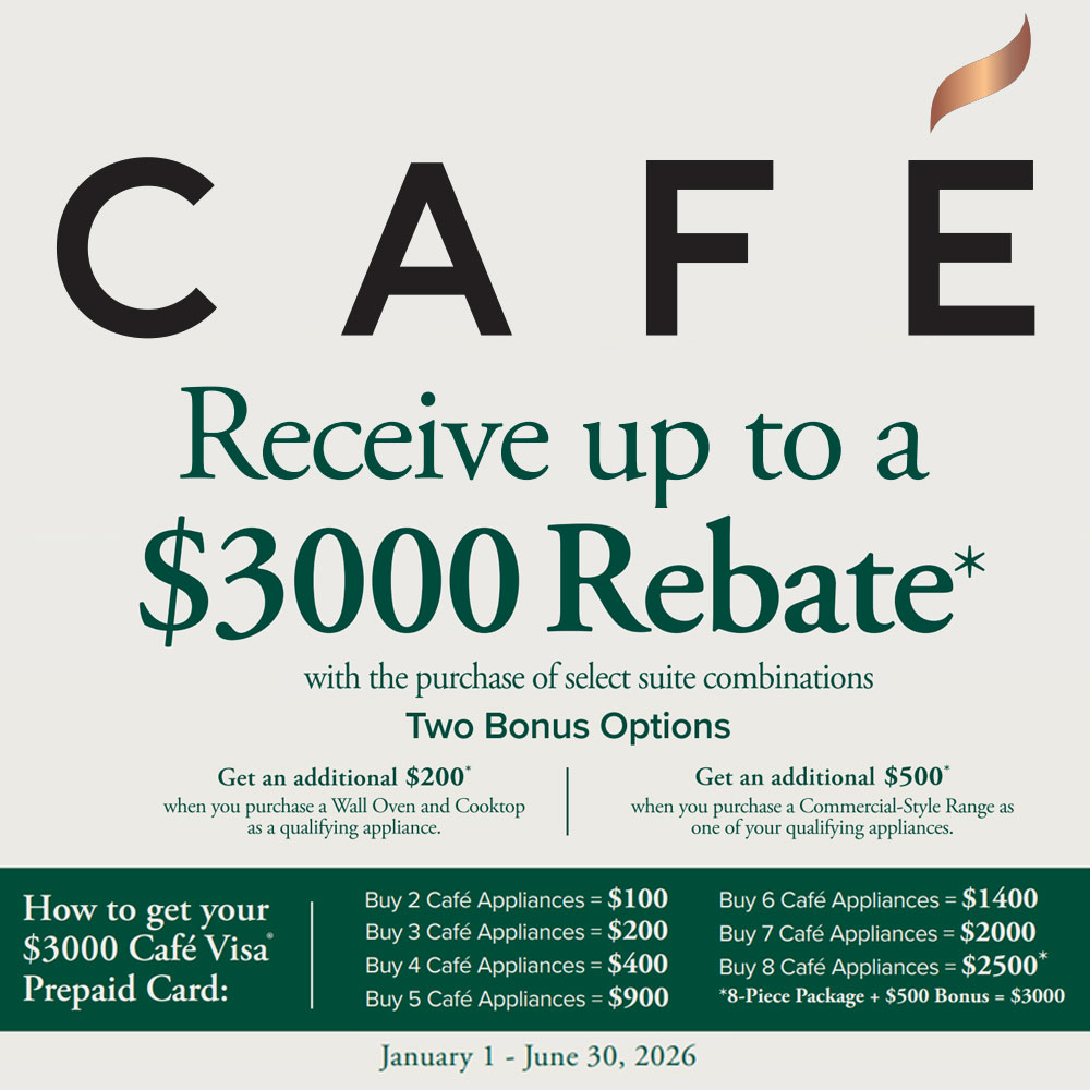 Cafe Express Yourself Rebate Save up to $3000 - January 2026