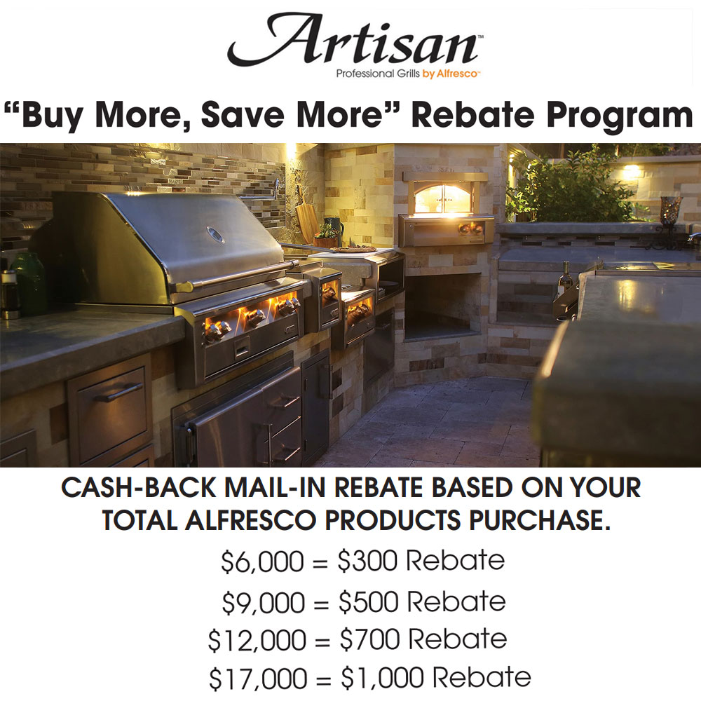 Alfresco Buy More Save More up to $1000 - January 2026