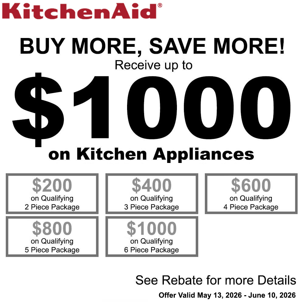 KitchenAid NECO Buy More Save More - Up to $1000 May 2026