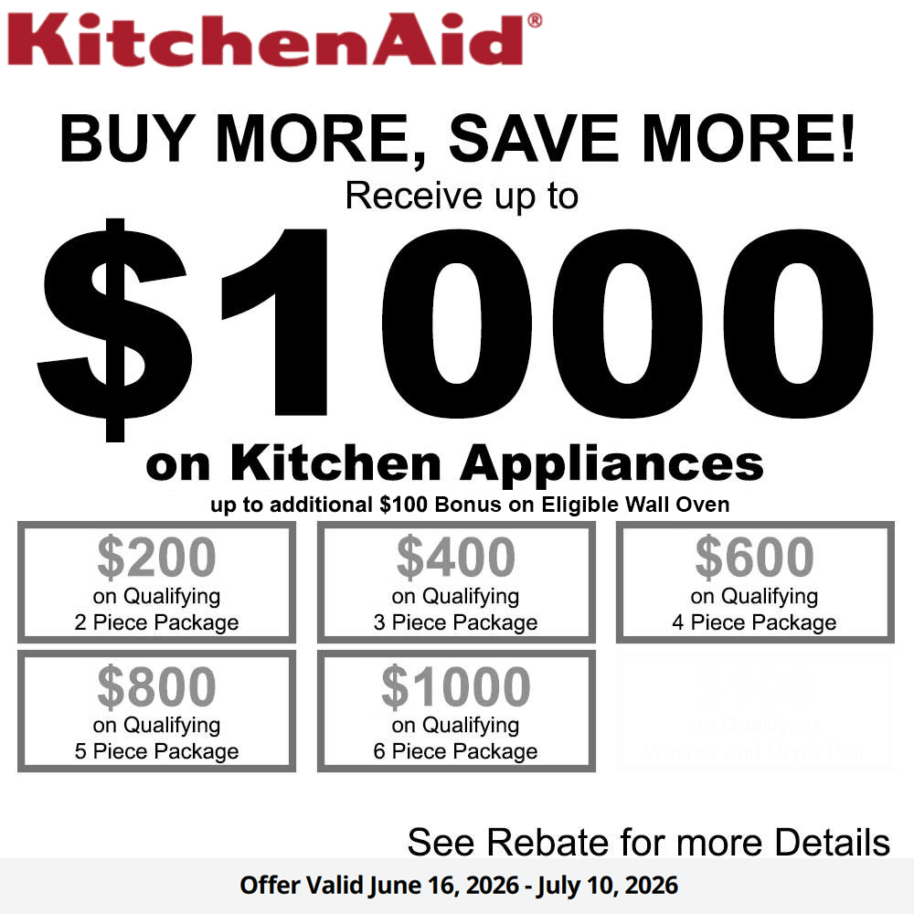 KitchenAid NECO Buy More Save More - Up to $1100 June 2026