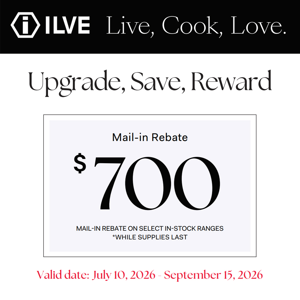 ILVE Mail-in Rebate on Select In-Stock Ranges